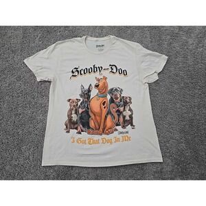 Scooby-Doo T Shirt Mens L Short Sleeve "I Got The Dog In Me" Graphic